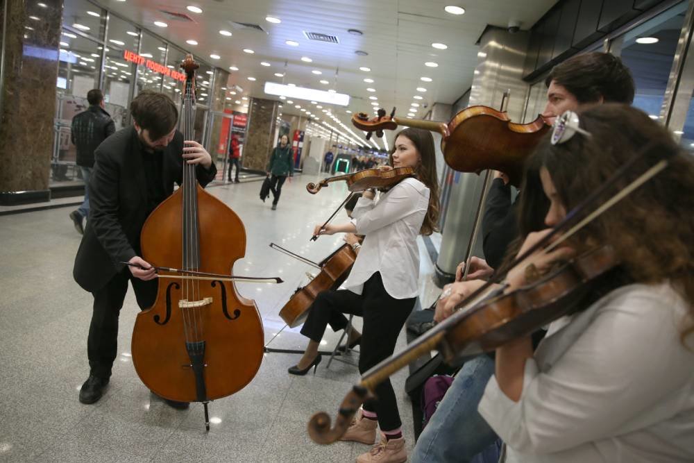 Артисты вернулись в московское метро